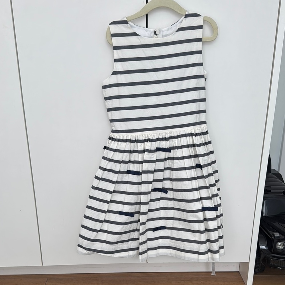 Striped Sleeveless Kids Dress